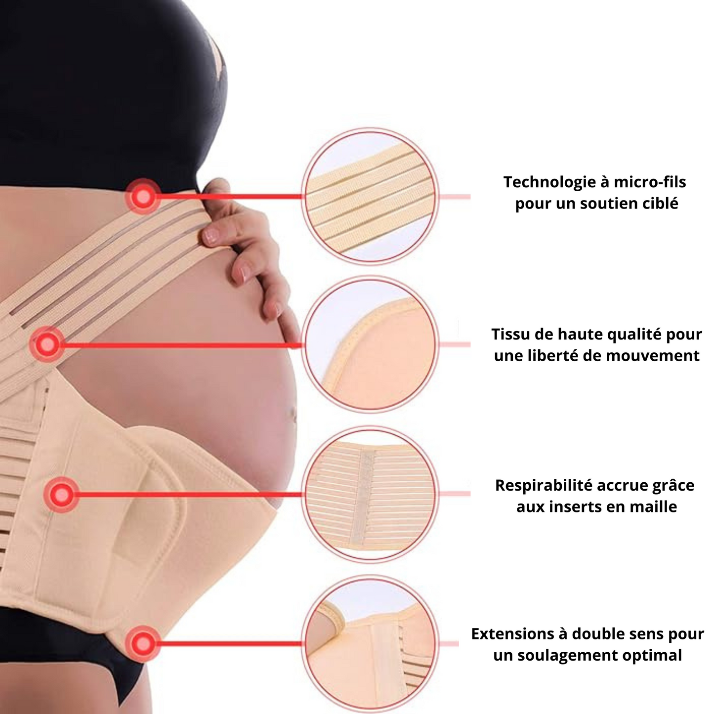 Ceinture de soutien grossesse